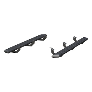 ARIES 2556025 AdvantEDGE 5-1/2" x 85" Black Aluminum Side Bars, Select Toyota Tacoma