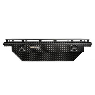 CamLocker S60LPBLRLMB 60in Jeep Gladiator Low Profile Crossover Truck Tool Box with Rail Matte Black