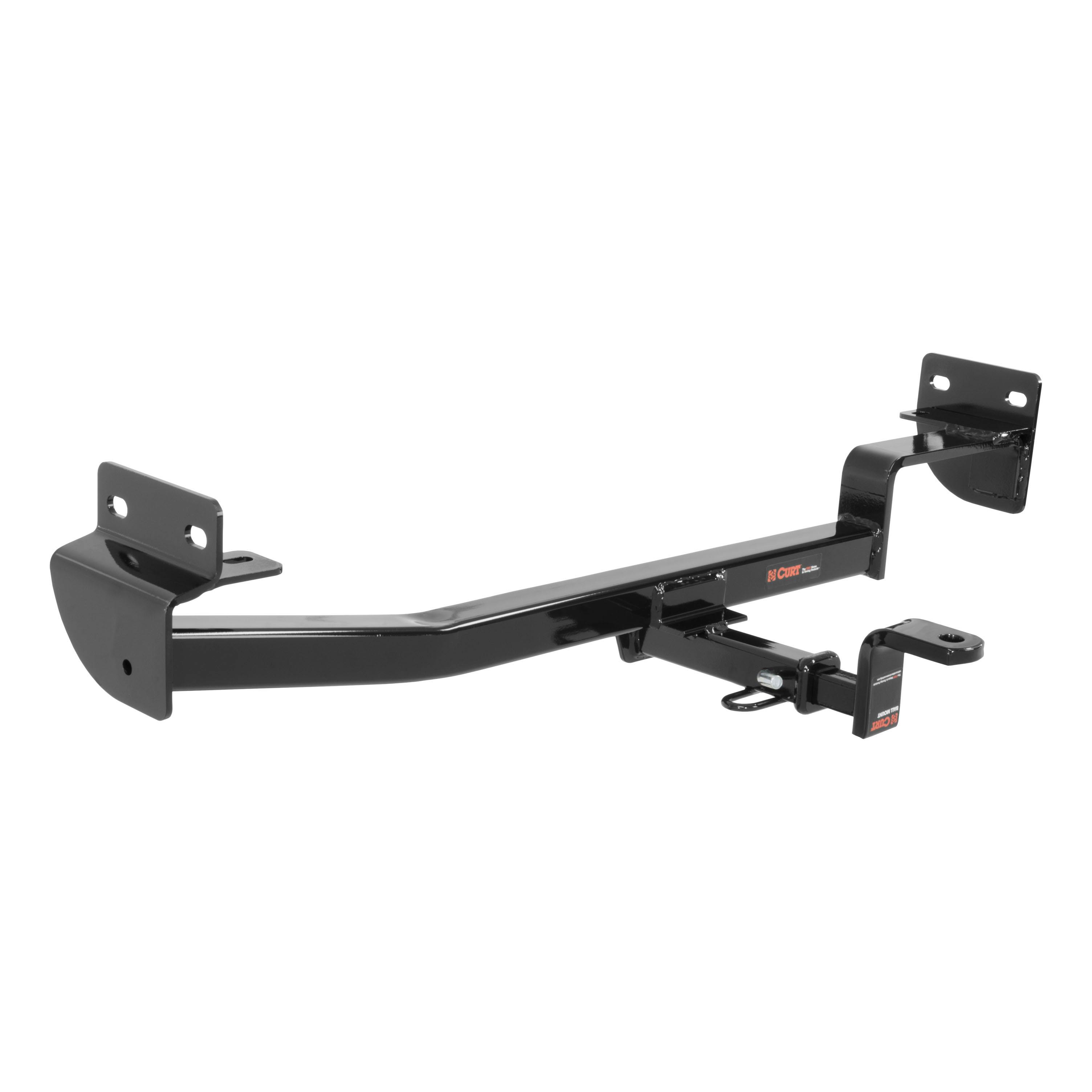 CURT 114193 Class 1 Trailer Hitch with Ball Mount 1-1/4-Inch Receiver Black 1-1/4 for for Select Kia Soul 