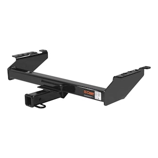 CURT 14001 Class 4 Trailer Hitch, 2 Receiver, Select Dodge, Ram, Ford (Drilling Required)