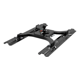 CURT 16085 Spyder 5th Wheel Rail Gooseneck Hitch with 2-5/16 Ball, 25K