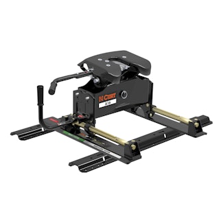 CURT 16621 A16 Sliding 5th Wheel Hitch with Rails, 16,000 lbs.