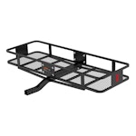 CURT 18150 60" x 20" Black Steel Basket Cargo Carrier (Fixed 2" Shank, 500 lbs.) CURT 18150 60" x 20" Black Steel Basket Cargo Carrier (Fixed 2" Shank, 500 lbs.)