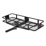 CURT 18151 60 x 20 Black Steel Basket Cargo Carrier (Folding 2 Shank, 500 lbs.) CURT 18151 60 x 20 Black Steel Basket Cargo Carrier (Folding 2 Shank, 500 lbs.)