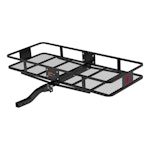 CURT 18153 60 x 24 Black Steel Basket Cargo Carrier (Folding 2 Shank, 500 lbs.) CURT 18153 60 x 24 Black Steel Basket Cargo Carrier (Folding 2 Shank, 500 lbs.)