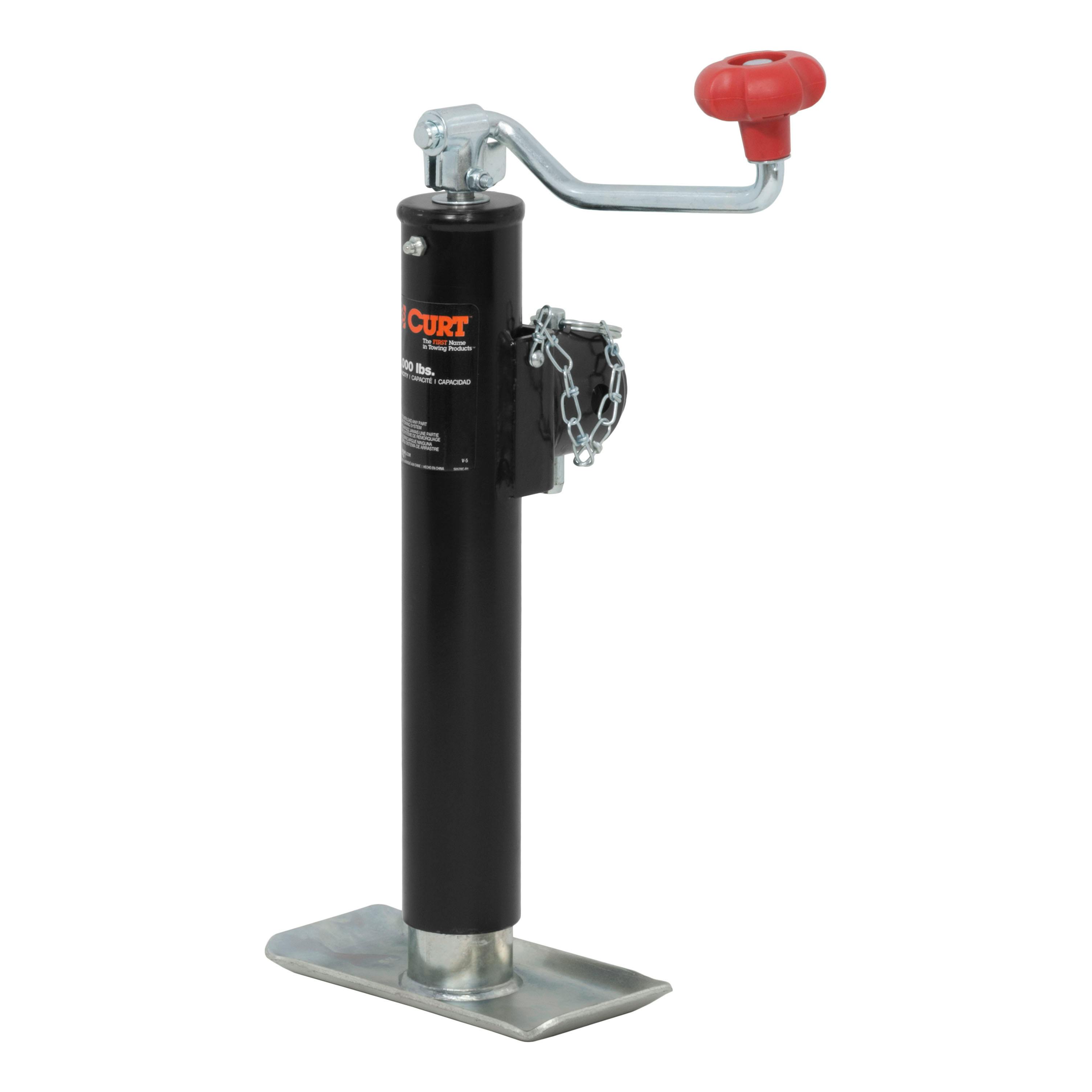 thumbnail image 2 of Towking Pipe Mount Trailer Jack - 5,000 Lb Capacity, 10" Lift, Weld-On, Powder Coated Steel 2 of 11