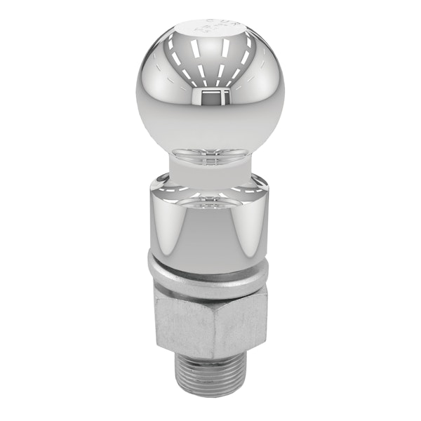 CURT 40035 2-5/16 Trailer Ball (1-1/4 x 2-5/8 Shank, 1 Rise, 10,000 lbs., Chrome)