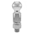 CURT 40036 2-5/16 Trailer Ball (1-1/4 x 2-5/8 Shank, 2 Rise, 10,000 lbs., Chrome)