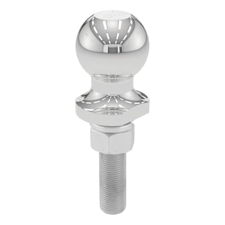 CURT 40071 1-7/8 Trailer Ball (3/4 x 3 Shank, 2,000 lbs., Chrome, Packaged)