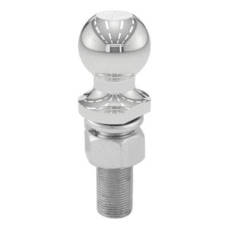 CURT 40072 1-7/8 Trailer Ball (1 x 3 Shank, 3,500 lbs., Chrome, Packaged)