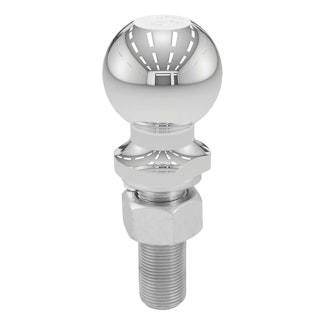 CURT 40075 2-5/16 Trailer Ball (1 x 3 Shank, 6,000 lbs., Chrome, Packaged)