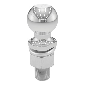 CURT 40076 2-5/16 Trailer Ball (1-1/4 x 3 Shank, 6,000 lbs., Chrome, Packaged)