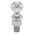 CURT 40076 2-5/16 Trailer Ball (1-1/4 x 3 Shank, 6,000 lbs., Chrome, Packaged)