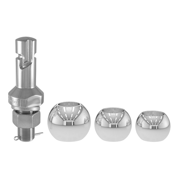 CURT 42225 Switch Ball Trailer Ball Set (1-7/8, 2 & 2-5/16 Balls, 1 x 2-1/4 Shank)