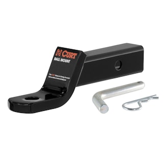 CURT 45033 Class 3 Ball Mount with Pin (2 Shank, 7,500 lbs., 2 Drop, 7-1/2 Long, in Bag)