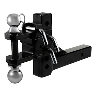 CURT 45049 Adjustable Multipurpose Ball Mount (2 Shank, 2 & 2-5/16 Balls)