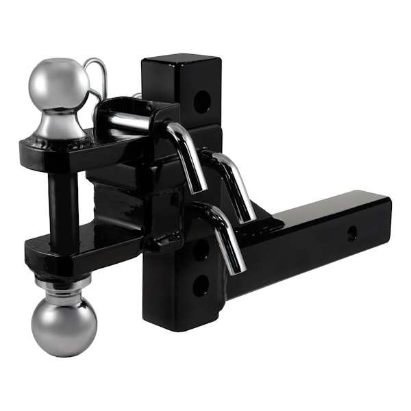 CURT 45049 Adjustable Multipurpose Ball Mount (2 Shank, 2 & 2-5/16 Balls)