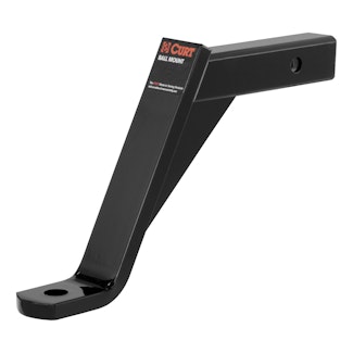 CURT 45110 Class 3 Ball Mount (2 Shank, 5,000 lbs., 10 Drop, 13 Long)