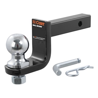 CURT 45148 Towing Starter Kit with 2 Ball (1-1/4 Shank, 3,500 lbs, 3-1/4 Drop)