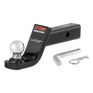 CURT 45151 Fusion Ball Mount with 1-7/8 Ball (2 Shank, 5,000 lbs., 4 Drop)