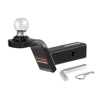 CURT 45152 Fusion Ball Mount with 1-7/8 Ball (2 Shank, 5,000 lbs., 2 Rise)
