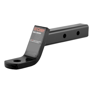 CURT 45230 Dual-Length Ball Mount (2 Shank, 7,500 lbs., 4 Drop, 8-1/8 or 11-1/8 Long)