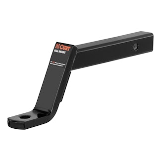 CURT 45280 Class 3 Ball Mount (2 Shank, 7,500 lbs., 6 Drop, 14-1/4 Long)