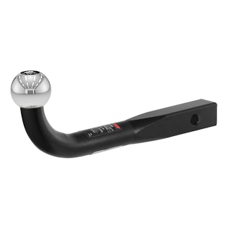 CURT 45551 Euro Mount (1-7/8 Ball, 1-1/4 Shank, 3,500 lbs., 2-3/4 High, 10 Long)