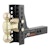 CURT 45900 Adjustable Channel Mount with Dual Ball (2 Shank, 14,000 lbs., 6 Drop)