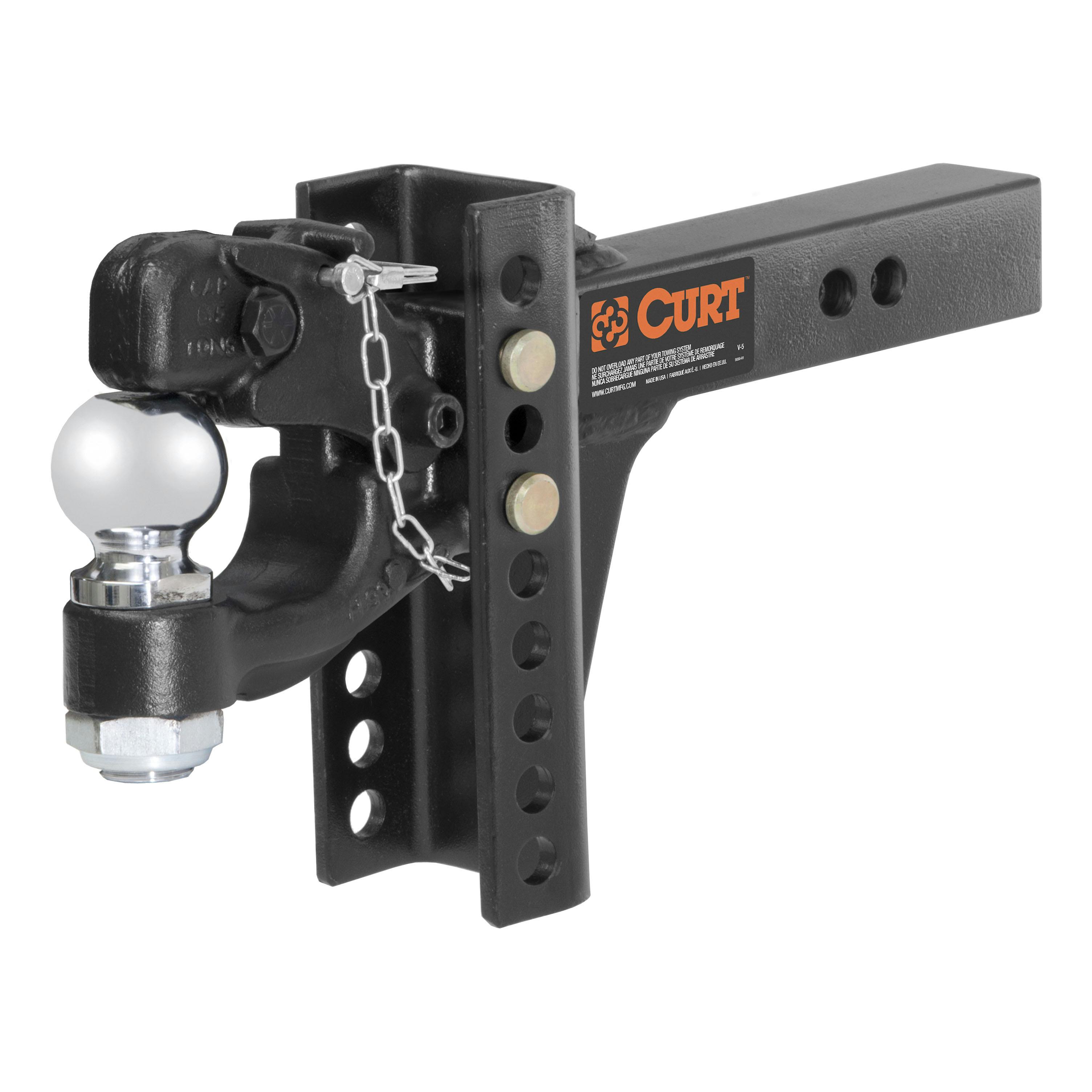 CURT 45919 Replacement Channel Mount Ball & Pintle Hitch (2