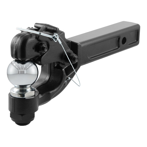 CURT 48006 Receiver-Mount Ball & Pintle Hitch (2 Shank, 2-5/16 Ball, 12,000 lbs.)