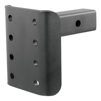 CURT 48343 Adjustable Pintle Mount (2 Shank, 17,000 lbs., 7-1/4 High, 6 Long)