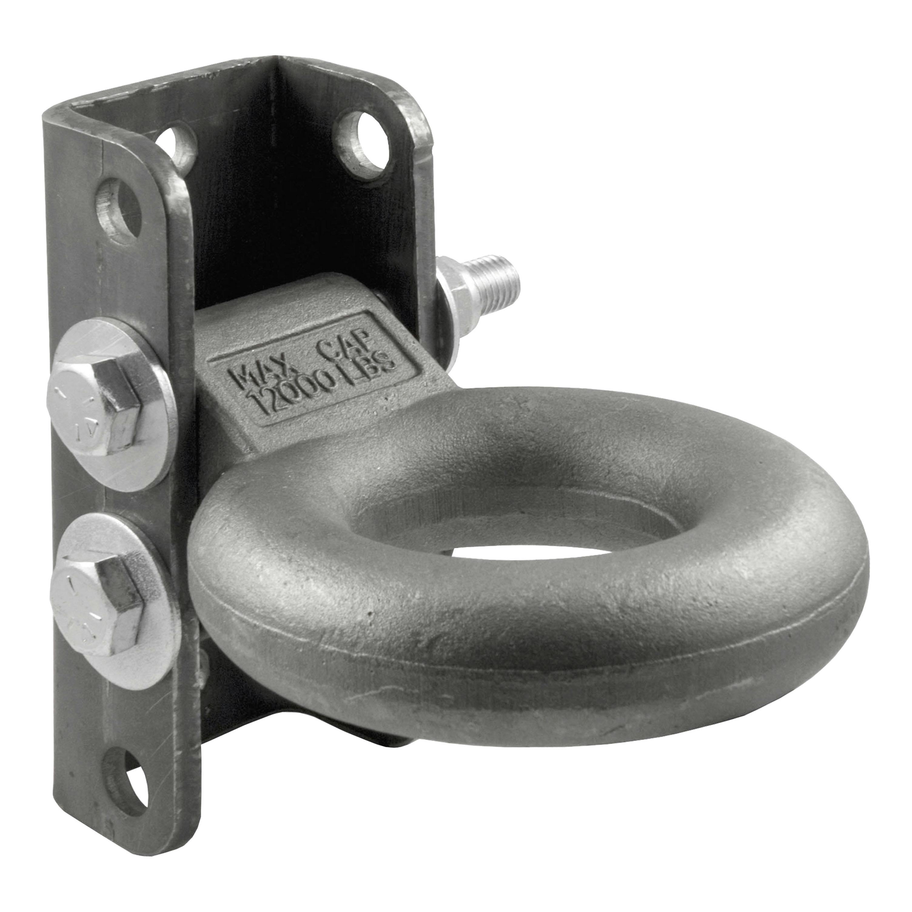 CURT 48630 Adjustable Lunette Ring 12 000 lbs. 3 Eye 7 1 2