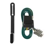 CURT 55244 Custom 4-Flat, Select Nissan Xterra, OEM Tow Package Required CURT 55244 Custom 4-Flat, Select Nissan Xterra, OEM Tow Package Required