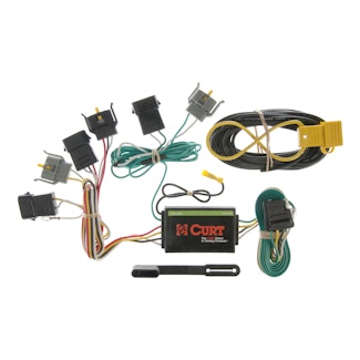 CURT 55345 Custom Wiring, 4-Flat, Battery Connection Required, Select Explorer, Mountaineer