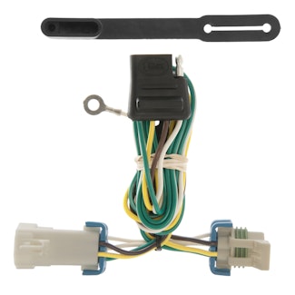 CURT 55359 Custom Wiring, 4-Way Flat, Select Chevrolet S-10, GMC Sonoma, Isuzu Hombre