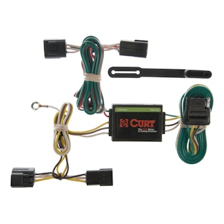CURT 55360 Custom Wiring, 4-Way Flat, Select Honda Passport, Isuzu Rodeo, Sport, Amigo