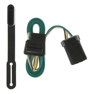 CURT 55368 Custom 4-Flat, Select Dodge Ram 1500, 2500, 3500 Van, OEM Tow Package Required