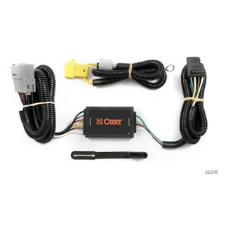 CURT 55378 Custom 4-Flat, Select Toyota Tundra, OEM Tow Package Required