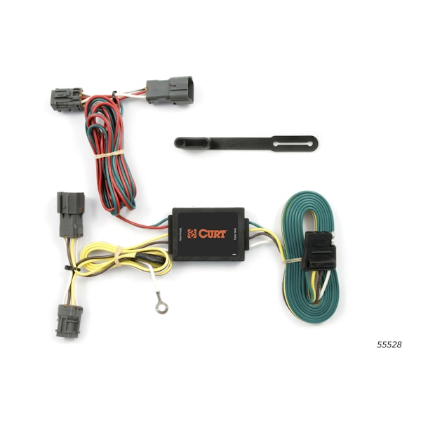 CURT 55528 Custom Wiring Harness, 4-Way Flat Output, Select Hyundai Tucson