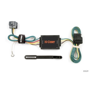 CURT 55529 Custom 4-Flat, Select Kia Sportage, OEM Tow Package Required
