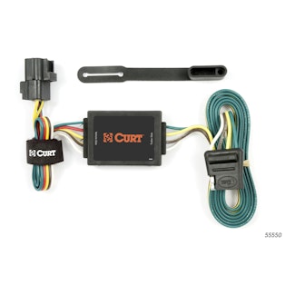 CURT 55550 Custom 4-Flat, Select Kia Sorento, OEM Tow Package Required