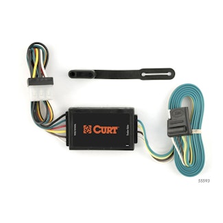 CURT 55593 Custom 4-Flat, Select Mazda CX-7, OEM Tow Package Required