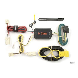 CURT 56061 Custom Wiring Harness, 4-Way Flat Output, Select Subaru Impreza