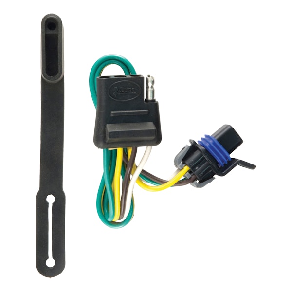CURT 56096 Custom 4-Flat, Select Cadillac SRX, OEM Tow Package Required