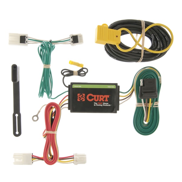 CURT 56127 Custom Wiring, 4-Way Flat Output, Select Mitsubishi RVR, Outlander Sport, Lancer