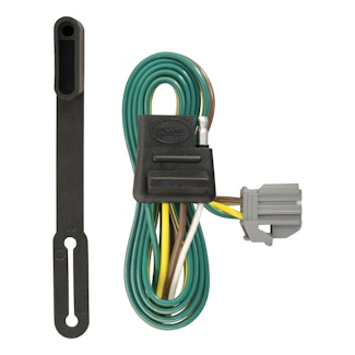 CURT 56210 Custom 4-Flat, Select Chevrolet Equinox, GMC Terrain, OEM Tow Package Required