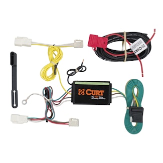 CURT 56212 Custom Wiring Harness, 4-Way Flat Output, Select Subaru Impreza, BRZ, Scion FR-S