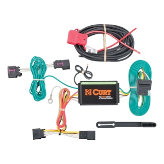 CURT 56214 Custom Wiring Harness, 4-Way Flat Output, Select Chevrolet Cruze