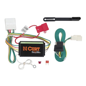 CURT 56217 Custom Wiring Harness, 4-Way Flat, Select Toyota Highlander, Lexus RX350